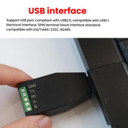 AMSAMOTION USB to RS232/485 Converter Adapter for Industrial Automation, PLC, POS, USB to RS232/485