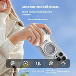 TELESIN P1-MP-10 Impugnatura magnetica per fotocamera con telecomando Bluetooth e controllo remoto per smartphone., P1-MP-10 White, P1-MP-10 Black