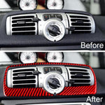 Adesivo fibra carbonio bocchetta aria Mercedes Smart Fortwo 2011-