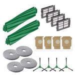 Ricambi per aspirapolvere iRobot Roomba Plus 505/405 Combo, Main Brush, 2pcs /Pack Side Brush, Filter, 2pcs /Pack Mop Pad, Dust Bag