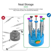 Screwdriver Rotating Storage Box Mobile Phone Repair Screwdriver Bit Storage Box, RL-078A