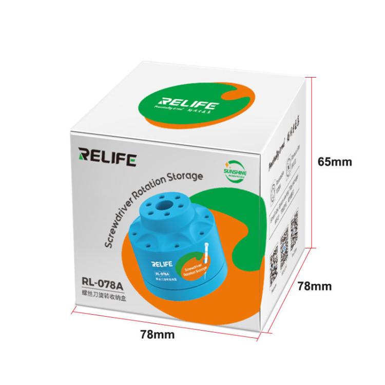 Scatola porta cacciaviti girevole, scatola porta punte per cacciavite per riparazione cellulari, RL-078A