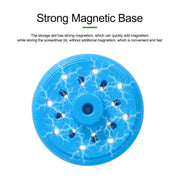 Scatola porta cacciaviti magnetica girevole a 360 gradi con 17 scomparti, RL-078