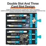 Riparazione di telefoni cellulari Scheda madre Porta schede multiuso Chip Slot per schede fisso a doppio asse, RL-601L