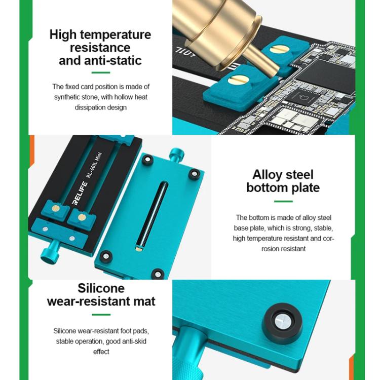 Riparazione di schede madri per telefoni cellulari rotanti, porta schede multiuso, slot per schede fisso resistente alle alte temperature, RL-601L Mini