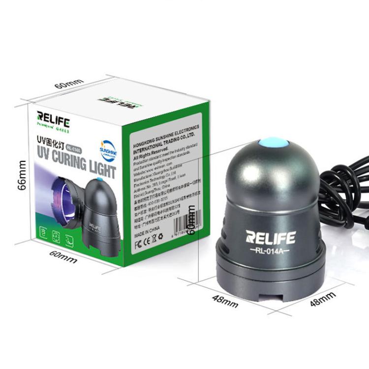 Riparazione di telefoni cellulari Colla UV Lampada di polimerizzazione ultravioletta Rilevamento fluorescente Luce di polimerizzazione dell'olio verde, RELIFE RL-014A