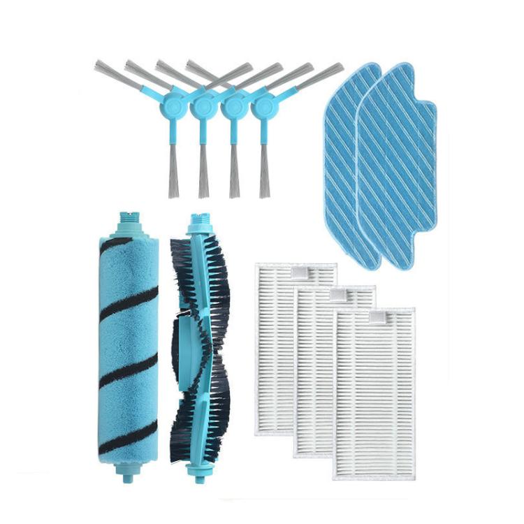 Ricambi per robot aspirapolvere Conga 4090/5090, 2pairs Side Brush, Main Brush, Plush Brush, 2pcs Filter, 2pcs Mop Pad