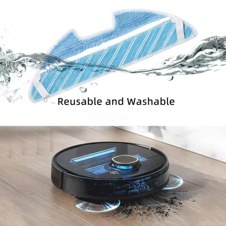 Ricambi per robot aspirapolvere Conga 1290/1390, Main Brush, 2pairs Side Brush, 2pcs Filter, 2pcs Mop Pad