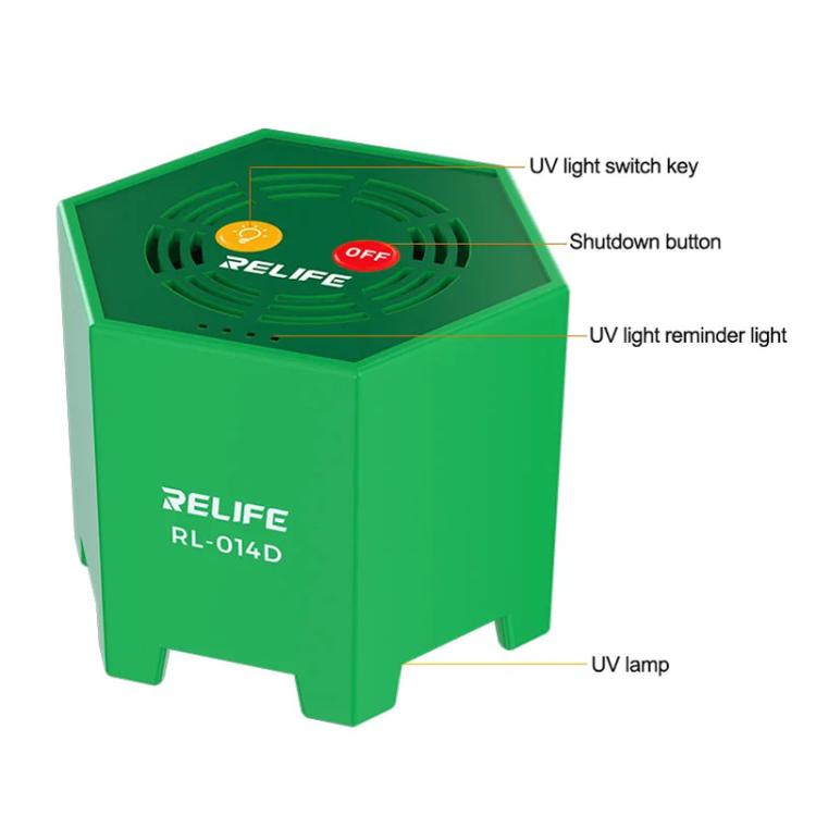 Lampada di polimerizzazione UV intelligente a LED ultravioletta per riparazione di telefoni cellulari, colla senza ombre, olio verde, lampada di polimerizzazione ad asciugatura rapida, RL014D