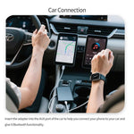 Adattatore audio Bluetooth 5.4 2 in 1 con chip Qualcomm, trasmettitore/ricevitore wireless a bassa latenza per auto/casa, M166