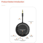 Adattatore audio Bluetooth 5.4 2 in 1 con chip Qualcomm, trasmettitore/ricevitore wireless a bassa latenza per auto/casa, M166