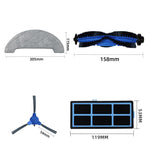 Ricambio per robot aspirapolvere Proscenic 850T, 2pairs Side Brush, 2pcs Filter, Main Brush, Mop Pad