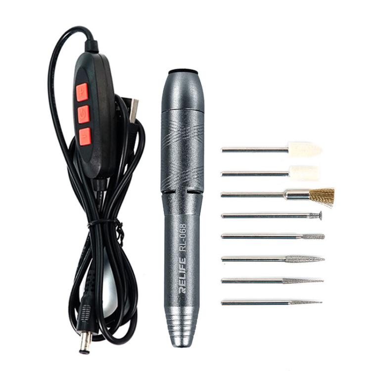 Penna abrasiva manuale a velocità regolabile, rimozione ruggine, lucidatura, riparazione schede madri, smerigliatrice elettrica, RL-068