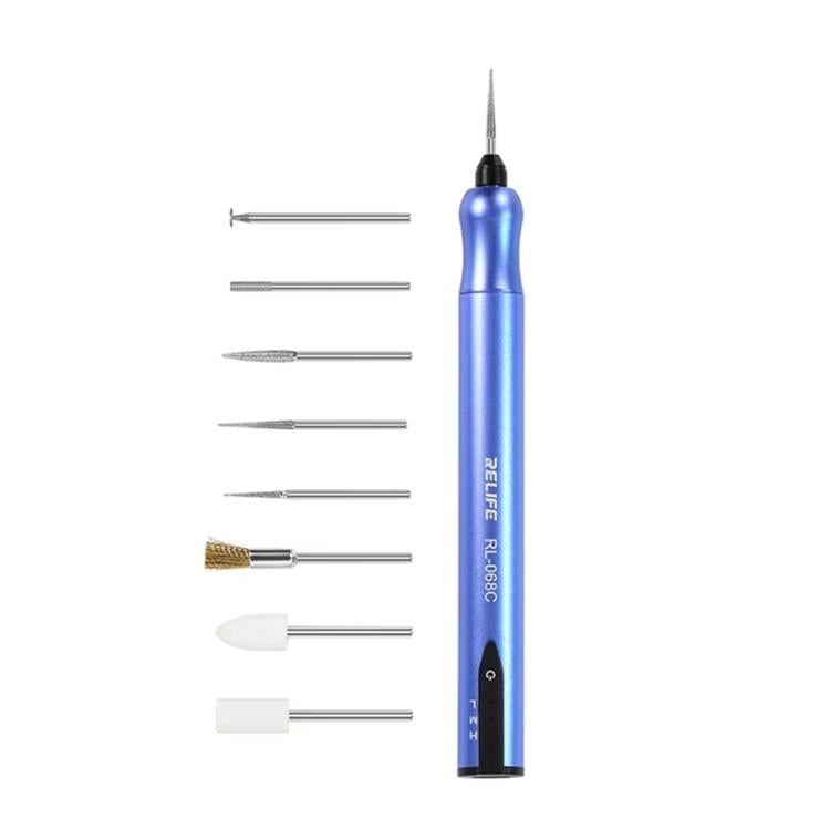 Penna abrasiva ricaricabile intelligente, testina abrasiva portatile, rimozione ruggine, lucidatura, riparazione scheda madre, smerigliatrice elettrica, RL-068C
