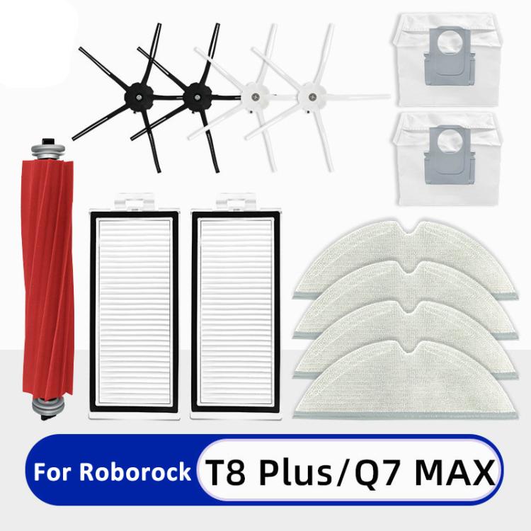 Ricambio per robot aspirapolvere Roborock T8 Plus / Q7 Max, Main Brush, 4pcs Side Brush, 2pcs Filter, 2pcs Mop Pad
