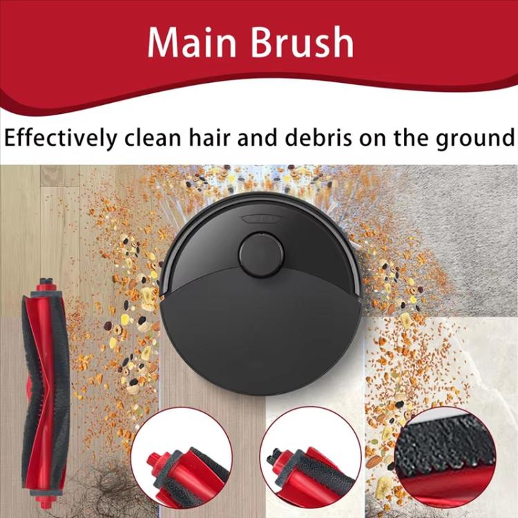 Ricambio per l'aspirapolvere robot Roborock Q10 S5, Main Brush, 2pcs Filter, 4pcs Side Brush, 2pcs Mop Pad, 2pcs Dust Bag