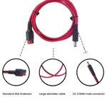 Cavo ricarica Anderson 45A a DC5521 maschio 14AWG 25cm