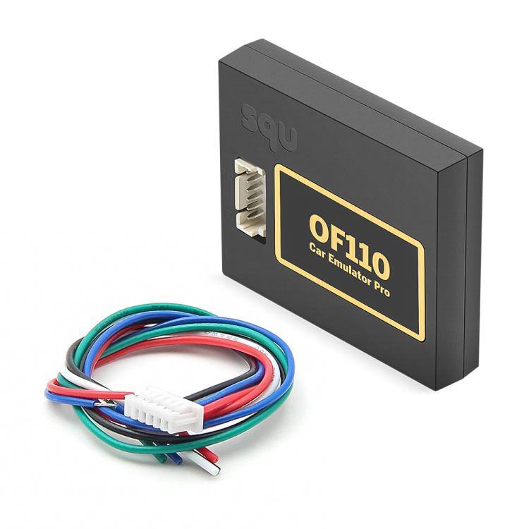SQU OF110 Emulatore universale per auto Pro Programmatore IMMO, ESL, Airbag e Tachimetro Strumento di codifica e diagnostica ECU per autoveicoli, OF110