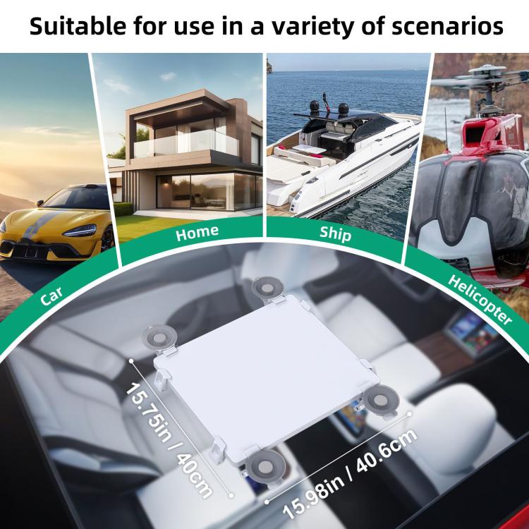 Staffa a ventosa per vetro del tettuccio apribile, del lunotto anteriore e posteriore della mini auto Starlink., 2023BS