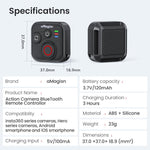 Telecomando wireless Bluetooth per Insta360 e GoPro