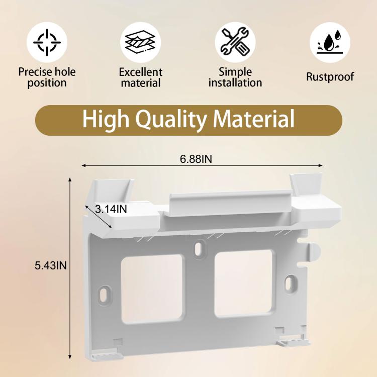 Staffa in ABS 2 in 1 per alimentatore router Starlink Gen 3., S6880
