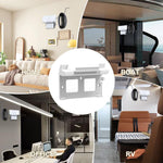 Staffa in ABS 2 in 1 per alimentatore router Starlink Gen 3., S6880