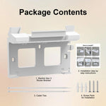 Staffa in ABS 2 in 1 per alimentatore router Starlink Gen 3., S6880