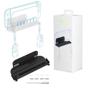 Supporto da parete per Nintendo Switch 2/Switch/Switch OLED e Joy-Con con vano per schede di gioco
