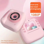 Fotocamera digitale istantanea per bambini con doppia fotocamera