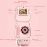 Fotocamera digitale istantanea per bambini con doppia fotocamera