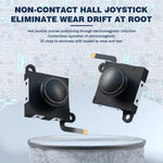 Joystick a effetto Hall per Nintendo Switch/OLED/Lite Joy-Con, stick analogico elettromagnetico senza deriva, Black, Set 1, Set 2