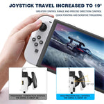 Joystick a effetto Hall per Nintendo Switch/OLED/Lite Joy-Con, stick analogico elettromagnetico senza deriva, Black, Set 1, Set 2