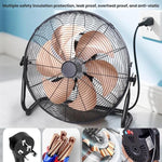 Potente ventilatore da pavimento ad alta potenza, ventilatore elettrico industriale, spina CN, 12 inch 4 Gears 5 Blades, 14 inch 4 Gears 5 Blades, 16 inch 8 Gears 6 Blades, 18 inch 8 Gears 6 Blades, 20 inch 8 Gears 6 Blades