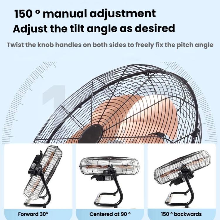Potente ventilatore da pavimento ad alta potenza, ventilatore elettrico industriale, spina CN, 12 inch 4 Gears 5 Blades, 14 inch 4 Gears 5 Blades, 16 inch 8 Gears 6 Blades, 18 inch 8 Gears 6 Blades, 20 inch 8 Gears 6 Blades