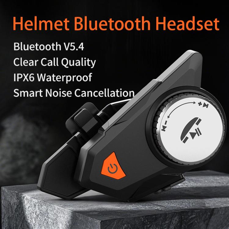 Auricolare Bluetooth M9 per casco da moto, impermeabile IPX6, con risposta automatica e audio HD, ideale per motociclisti, addetti alle consegne e interfoni di gruppo., M9