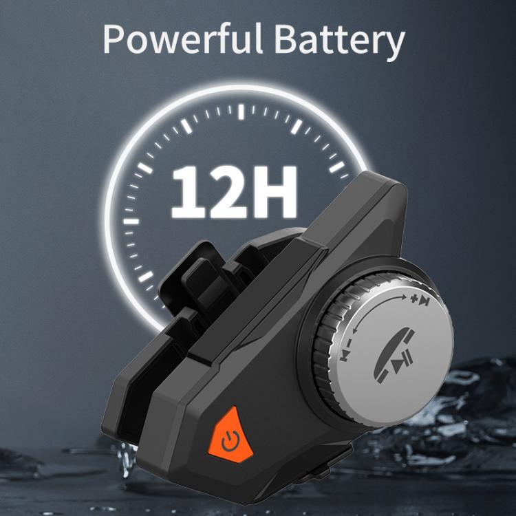 Auricolare Bluetooth M9 per casco moto impermeabile IPX6