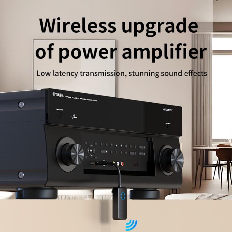 Adattatore audio Bluetooth 5.4 2 in 1 con trasmettitore/ricevitore e ingresso AUX da 3,5 mm per auto/TV/cuffie, M30