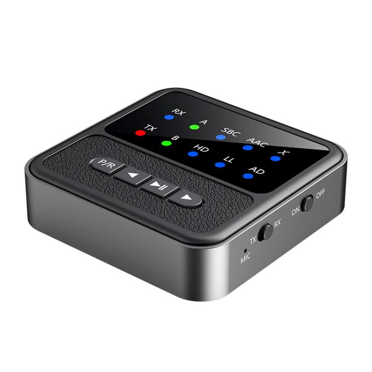 Ricetrasmettitore audio Bluetooth 5.4 2 in 1 HiFi, chiamate HD, ingresso RCA/AUX da 3,5 mm per autoradio/impianto stereo domestico., BT200