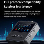 Ricetrasmettitore audio Bluetooth 5.4 2 in 1 HiFi, chiamate HD, ingresso RCA/AUX da 3,5 mm per autoradio/impianto stereo domestico., BT200