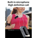 Adattatore AUX per auto/viaggio 2 in 1 Bluetooth 5.4 con trasmettitore e ricevitore, jack da 3,5 mm, slot per scheda TF e clip da bavero., M20