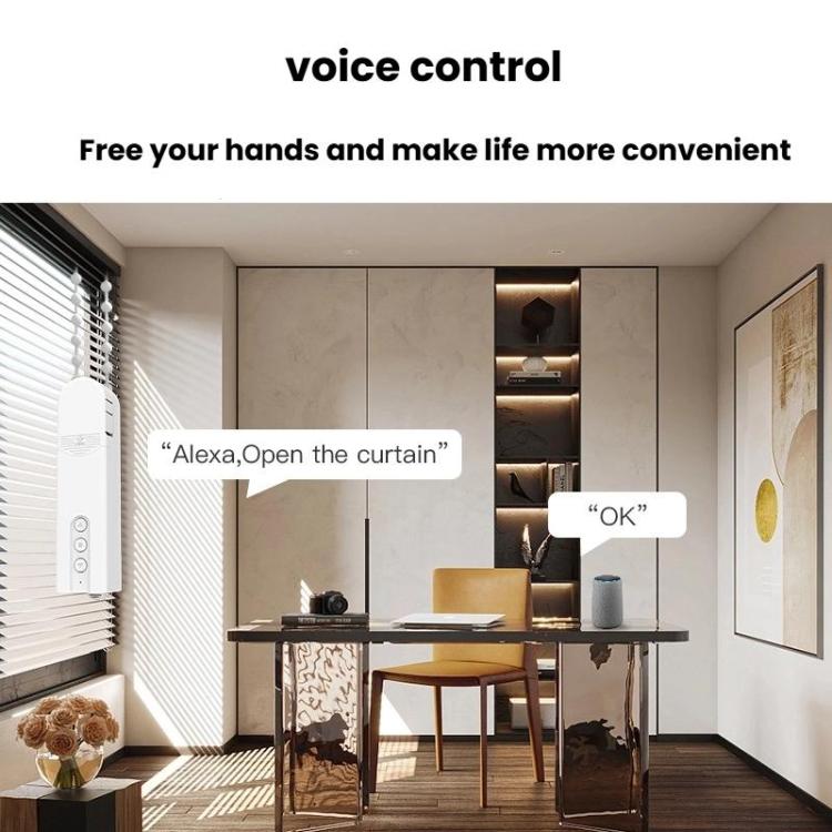 Motore smart per tende con telecomando e WiFi