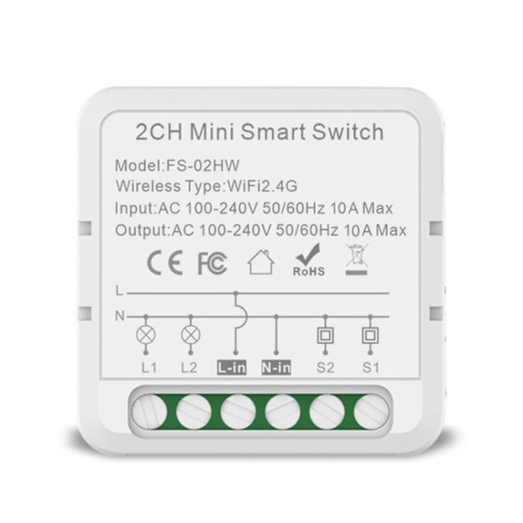 Interruttore intelligente con timer vocale per Amazon Alexa / Google Assistant, FS-02W 1CH WiFi 16A, FS-02W 1CH WiFi+Bluetooth 16A, FS-02HW 2CH WiFi+Bluetooth 16A, FS-02HW 2CH WiFi+Bluetooth 10A, FS-03W5 3CH WiFi+Bluetooth 10A                          ...
