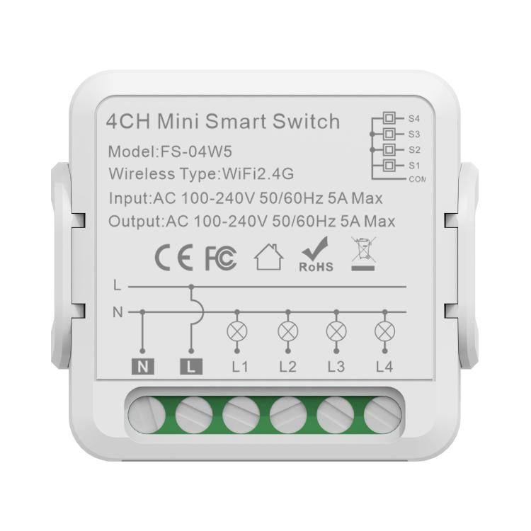 Interruttore intelligente con timer vocale per Amazon Alexa / Google Assistant, FS-02W 1CH WiFi 16A, FS-02W 1CH WiFi+Bluetooth 16A, FS-02HW 2CH WiFi+Bluetooth 16A, FS-02HW 2CH WiFi+Bluetooth 10A, FS-03W5 3CH WiFi+Bluetooth 10A                          ...