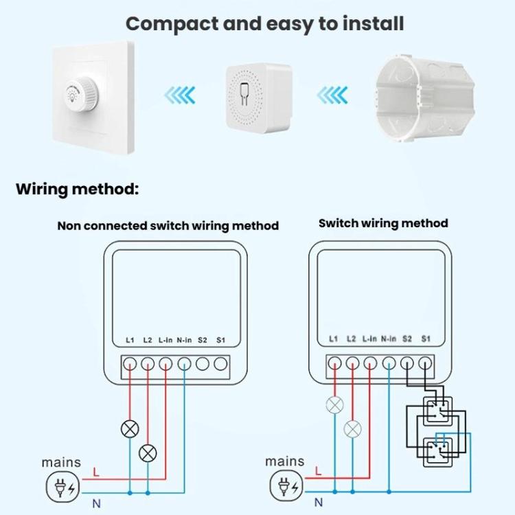 Interruttore intelligente con timer vocale per Amazon Alexa / Google Assistant, FS-02W 1CH WiFi 16A, FS-02W 1CH WiFi+Bluetooth 16A, FS-02HW 2CH WiFi+Bluetooth 16A, FS-02HW 2CH WiFi+Bluetooth 10A, FS-03W5 3CH WiFi+Bluetooth 10A                          ...
