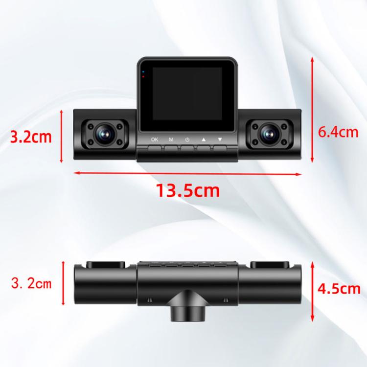 Videoregistratore di guida con visione notturna a infrarossi ad alta definizione 1080P per il monitoraggio del parcheggio., 3 Lenses, 4 Lenses, 4 Lenses + 32G