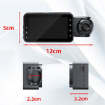 Videoregistratore di guida interconnesso XWIFI con visione notturna a infrarossi HD 1080P., Two-recording, Three-recording