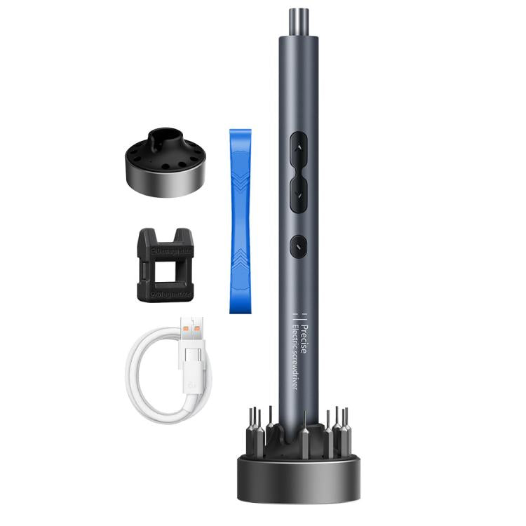Set di cacciaviti elettrici con mini stazione di ricarica multifunzione USB, 29 in 1