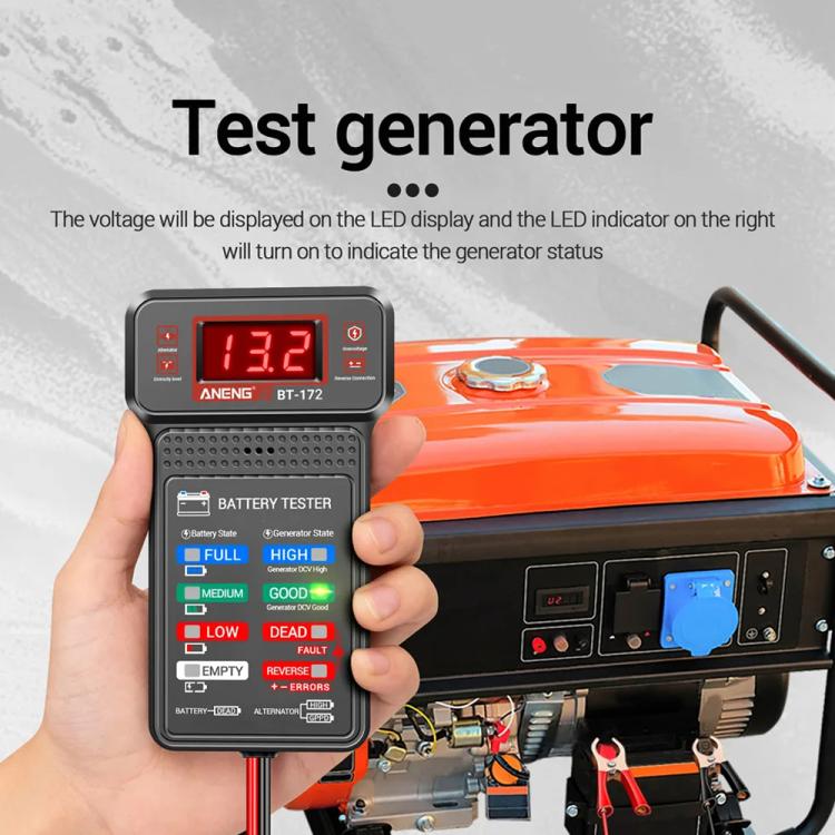 Tester per batterie automobilistiche ad alta precisione ANENG, BT172