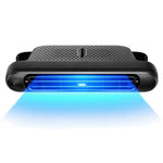 Ventilatore elettrico silenzioso senza pale a doppia turbina con spina USB per sedili posteriori auto
