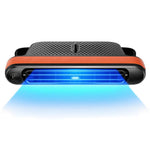 Ventilatore elettrico silenzioso senza pale a doppia turbina con spina USB per sedili posteriori auto